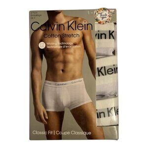 Calvin Klein Classic Fit Low Rise Trunks Briefs Underwear XL Cotton Stretch